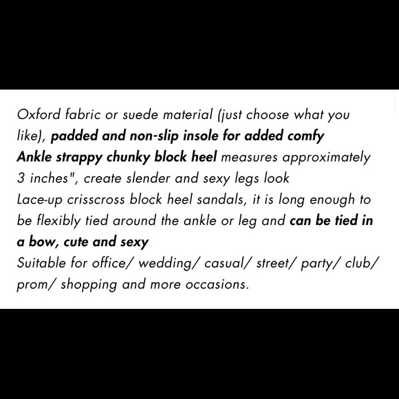 Strappy Heel Size 8 NWOT - Picture 11 of 11